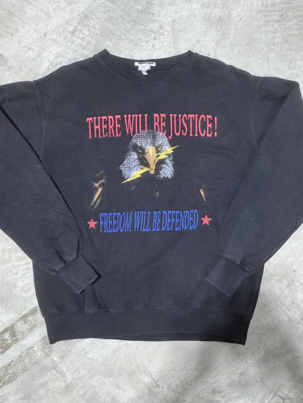 Freedom Will Be Defended eagle crewneck